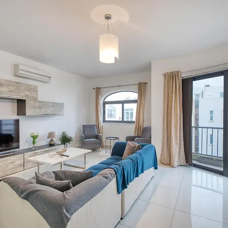 Apartment Bright, Modern & Spacious 3 Bedroom Mmic1-1 San Ġiljan